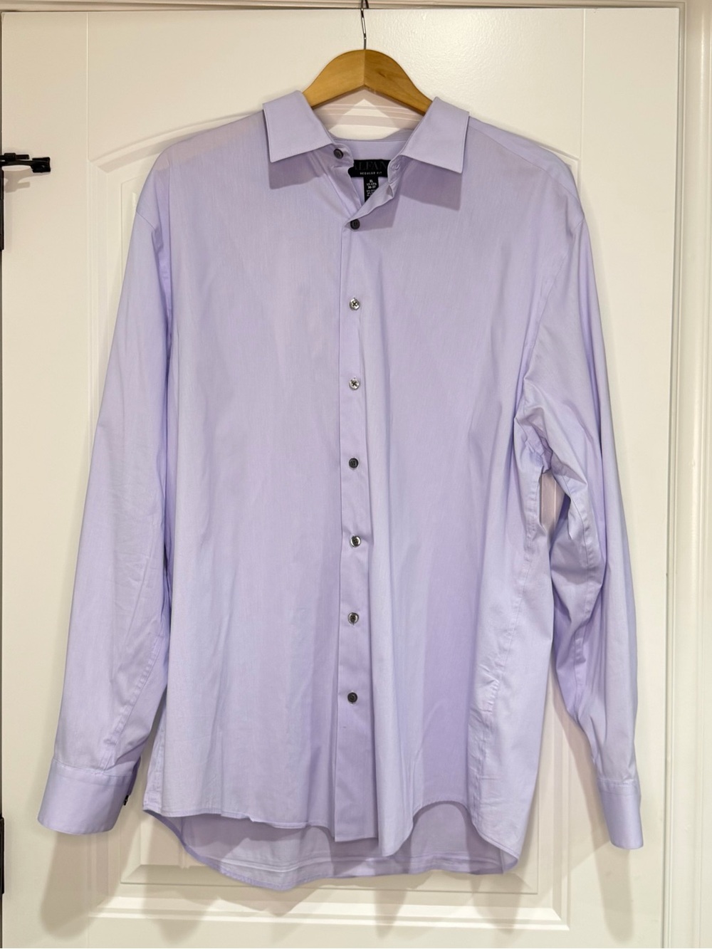 Alfani Men's Light Lavender Long-Sleeve Dress Shirt
